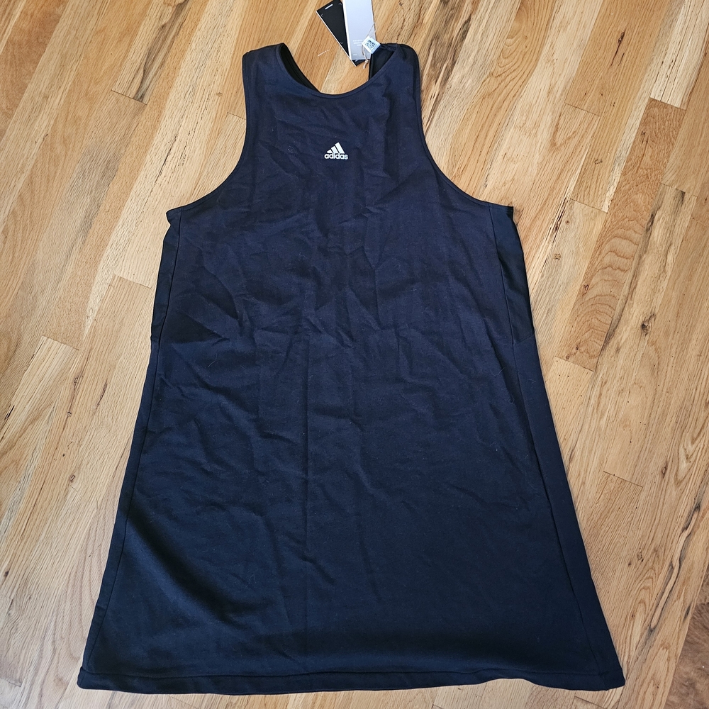 NWT Adidas Black Tank Dress Xl